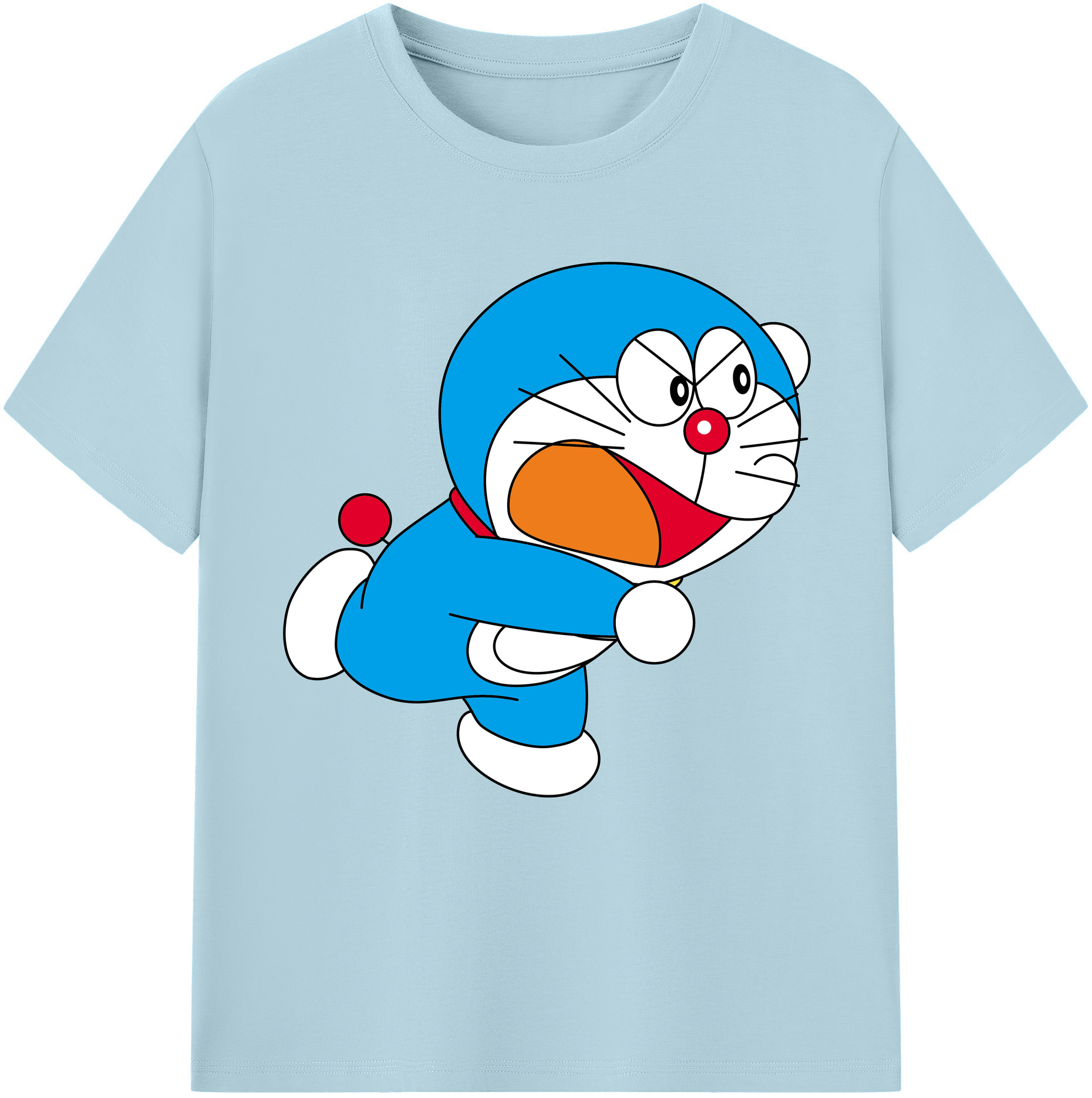（画像用） ドラえもん Doraemon 綿100％半袖Tシャツ（フロントプリント）